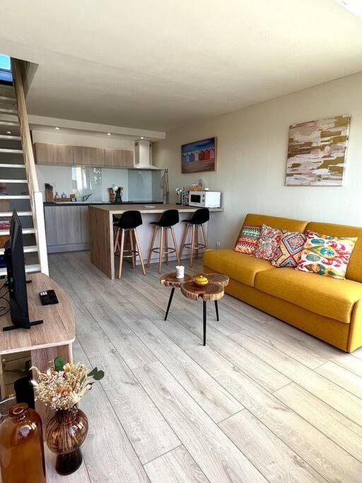 Duplex Cosy Avec Vue Mer Apartment Cucq Bagian luar foto